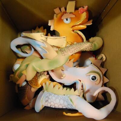 Marionetas em Esponja - Monstros Marinhos
